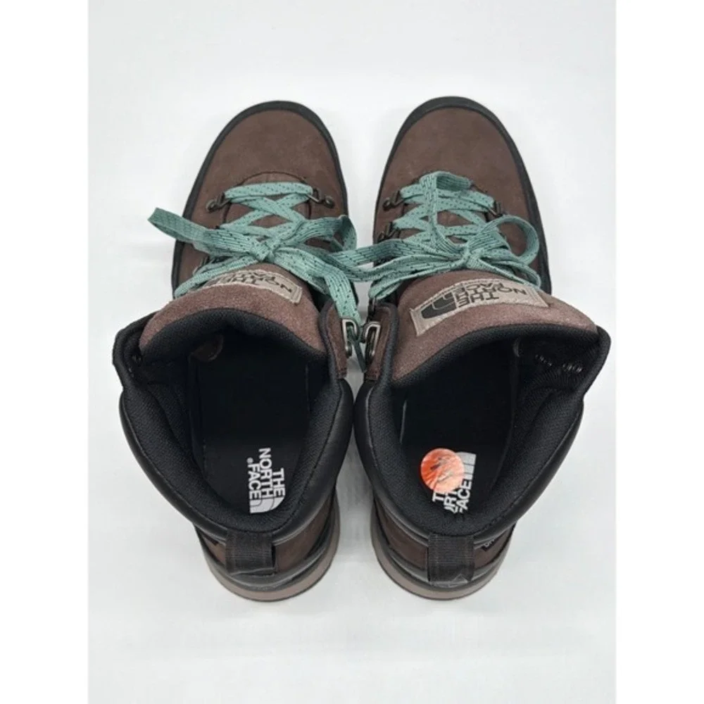 The North Face Mens Brown Leather Hiking Boots Waterproof size 12 NWT Gorpcore‎